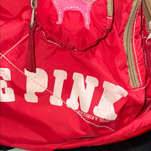 2007 RARE PINK Victoria's Secret PATCHWORK BACK PACK - Picture 7 of 17